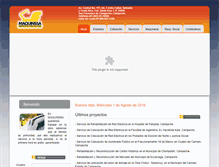 Tablet Screenshot of maquinssa.com